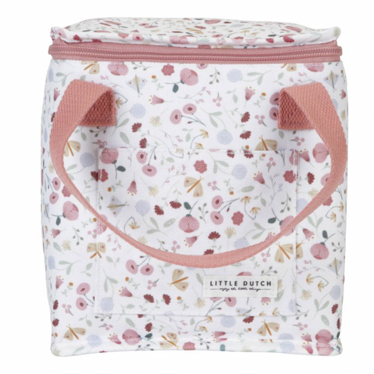 Rosa Kühltasche "Flowers & Butterflies" von Little Dutch