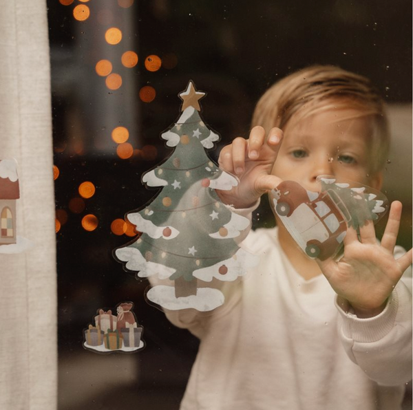 Große Fenstersticker für Weihnachten von Little Dutch