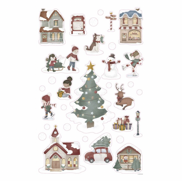 Große Fenstersticker für Weihnachten von Little Dutch