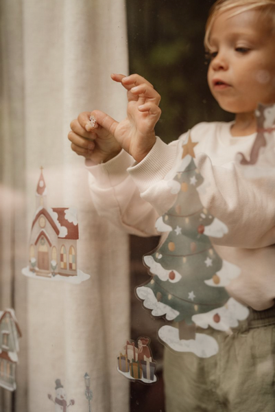 Große Fenstersticker für Weihnachten von Little Dutch