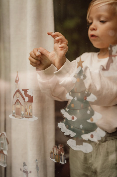 Große Fenstersticker für Weihnachten von Little Dutch