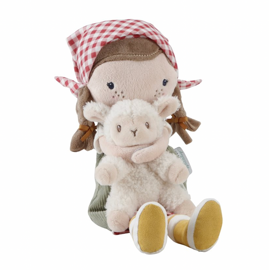 Kuschelpuppe "Rosa mit Schaf" von Little Dutch, 35cm