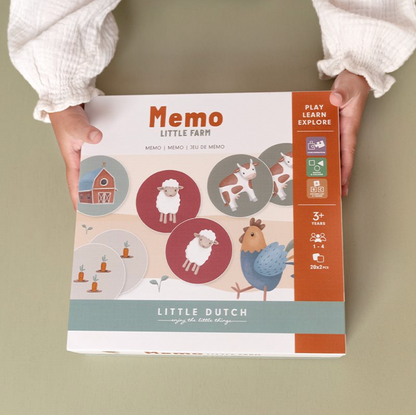 Memory Spiel "Little Farm" von Little Dutch - perfekt für Kinder ab 3 Jahren