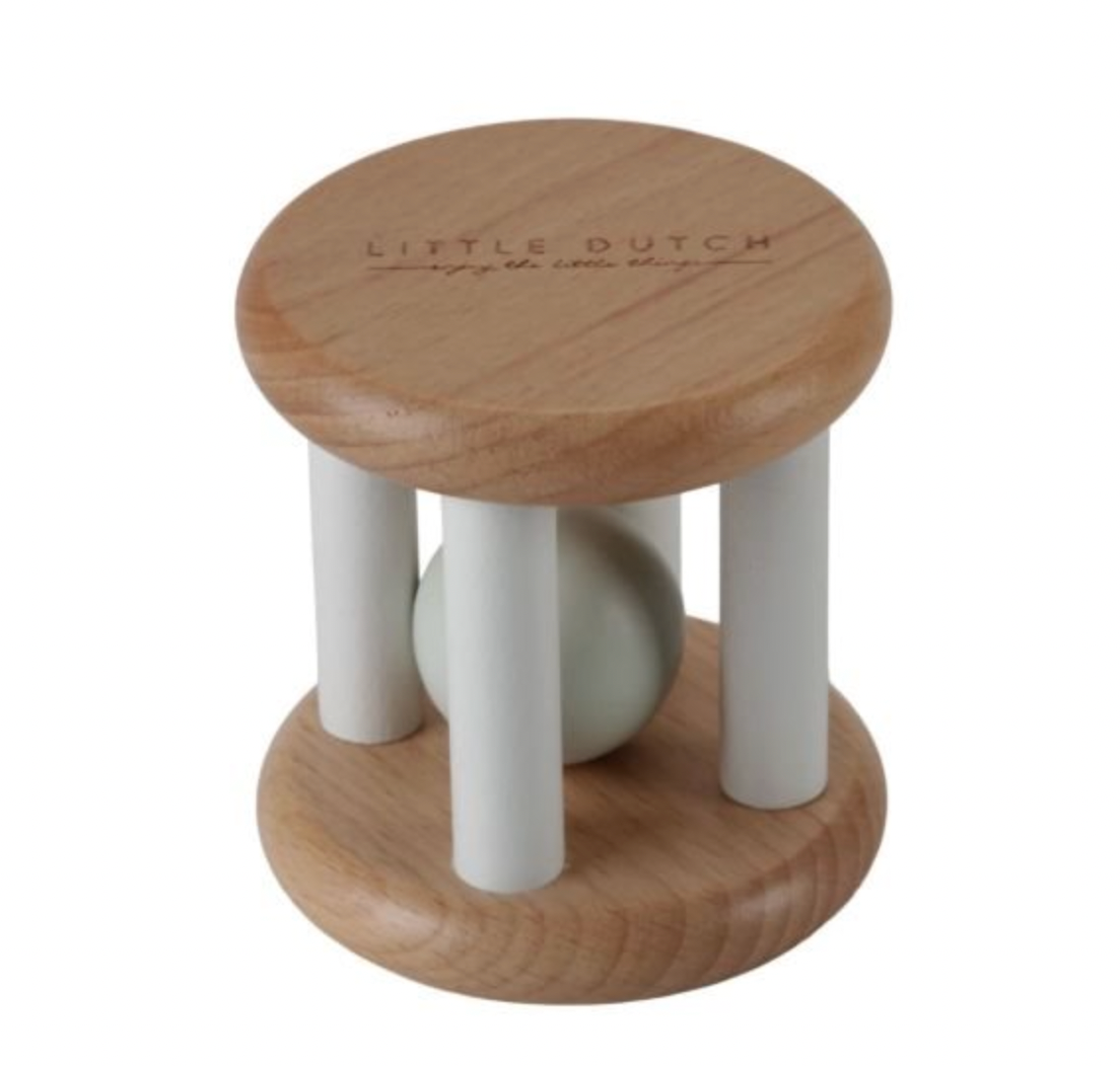 Rassel-Rolle "Babybunny" aus Holz von Little Dutch