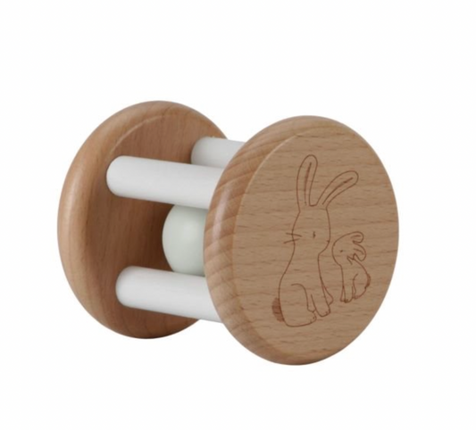 Rassel-Rolle "Babybunny" aus Holz von Little Dutch