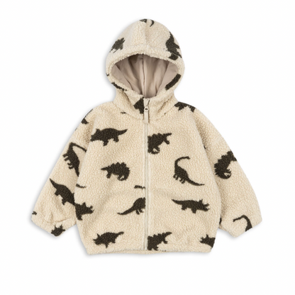 Jody Teddy Hoodie "Dino Silhouette" mit Dino-Motiv von Konges Slojd, Größe 74-128