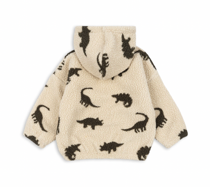 Jody Teddy Hoodie "Dino Silhouette" mit Dino-Motiv von Konges Slojd, Größe 74-128