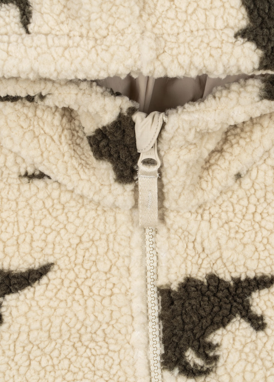 Jody Teddy Hoodie "Dino Silhouette" mit Dino-Motiv von Konges Slojd, Größe 74-128