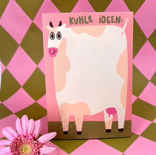 Notizblock "Kuhle Ideen" von Slinga Illustration