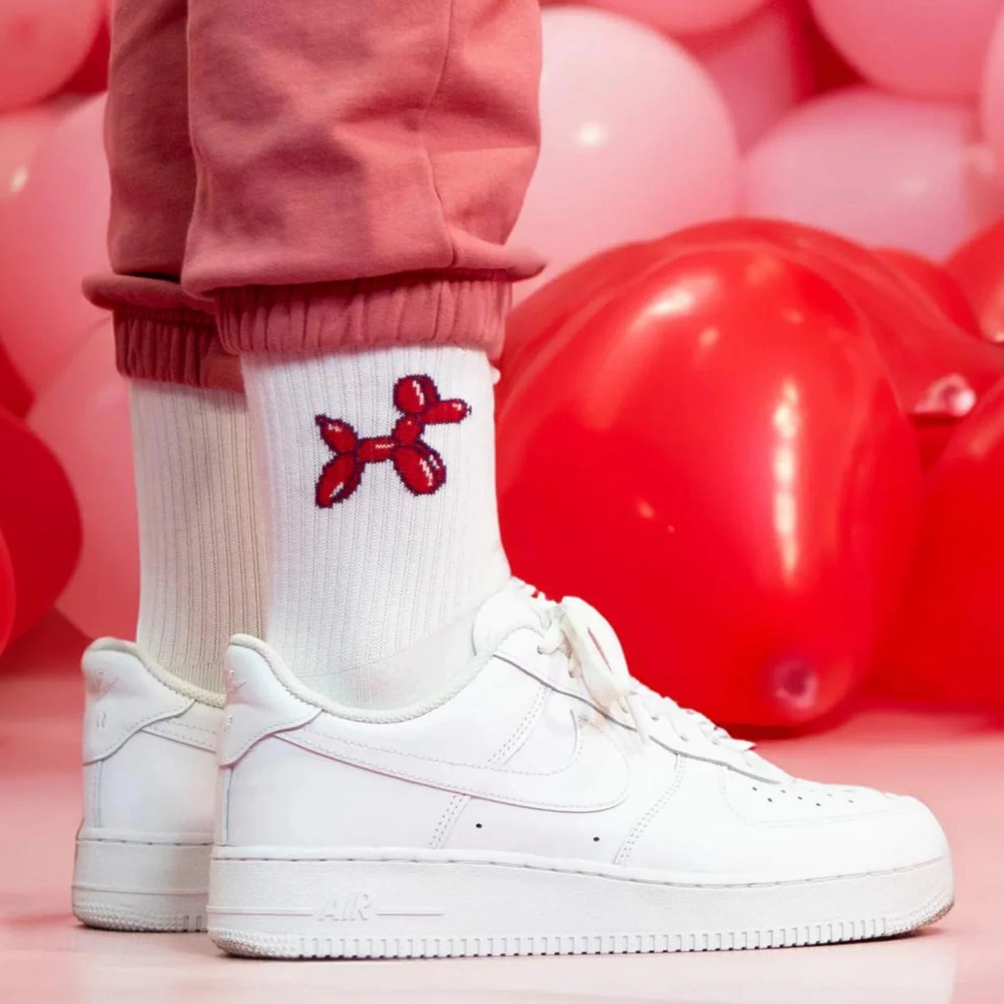 Tennissocken "Ballon Dog" von J. Clay für Frauen und Männer