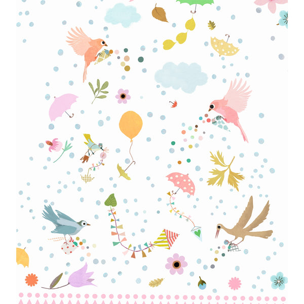 Durchsichtiger Regenschirm "Kleine Freuden" mit herbstlichen Motiven für Kinder