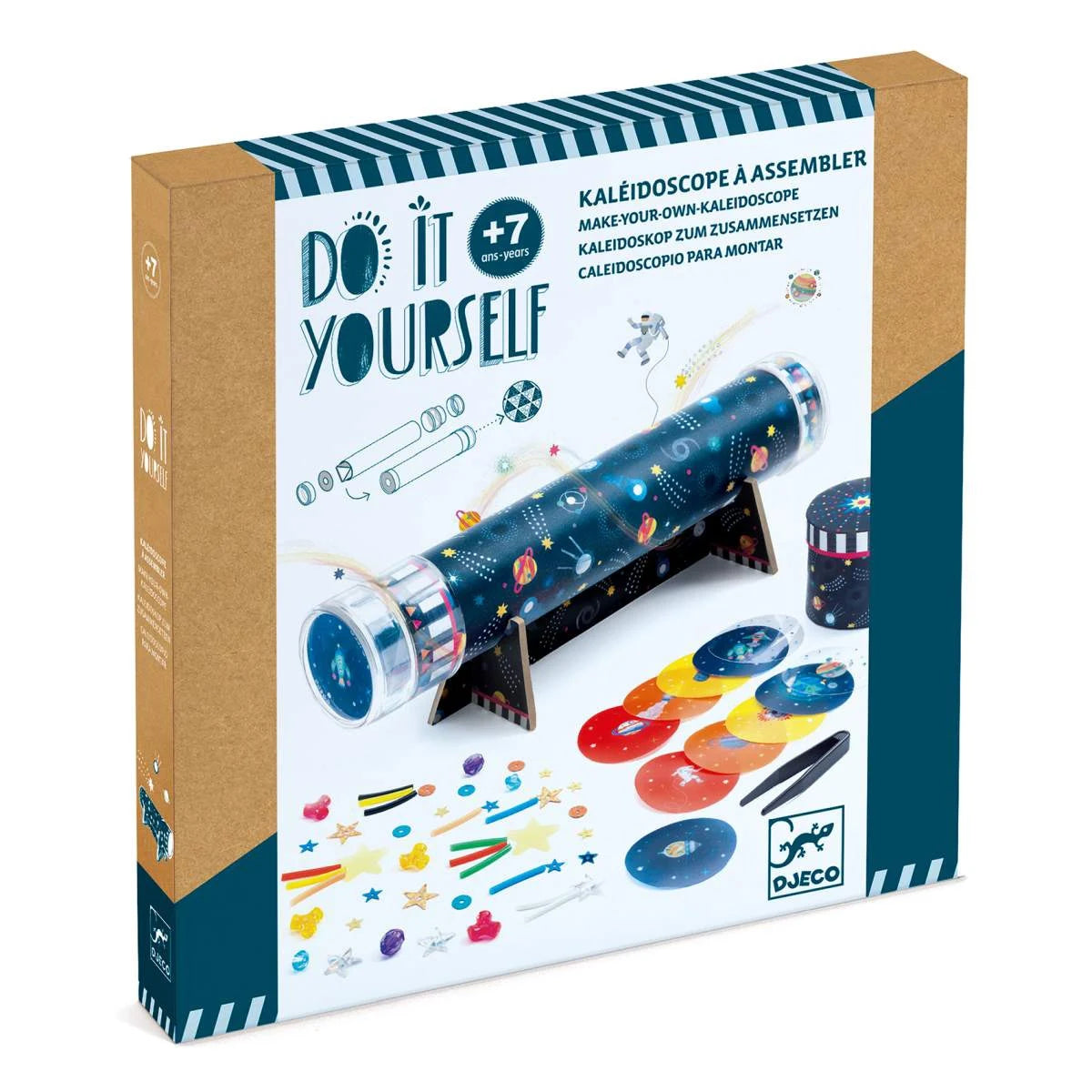 DIY craft kit "Kaleidoskop Space" by Djeco for children aged 7 and up