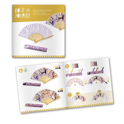 DIY-Bastelset "Fächer Woodland" von Djeco für Kinder ab 6 Jahren