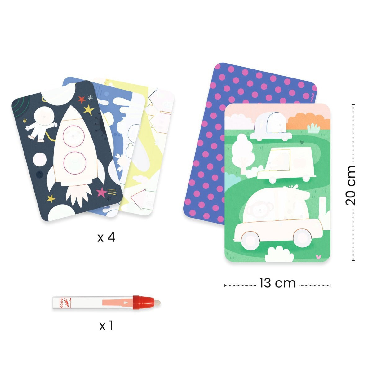 "Painting with Water: On the Go" - DIY Painting Set for Children Aged 18 Months and Up