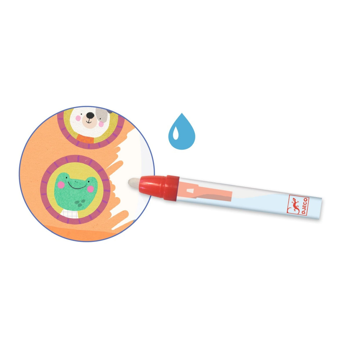"Painting with Water: On the Go" - DIY Painting Set for Children Aged 18 Months and Up