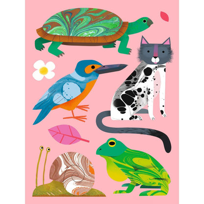 Diy-Bastelset "Marmorpapier" für Kinder ab 7 Jahren