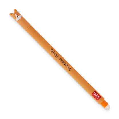 Löschbarer Gelstift „Corgi“ mit Hunde-Motiv von Legami