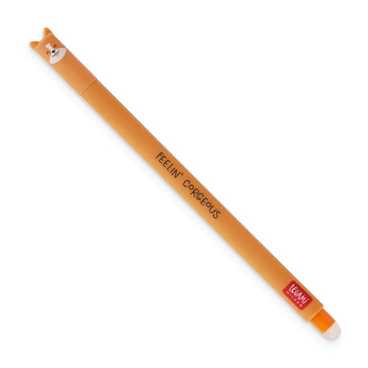 Löschbarer Gelstift „Corgi“ mit Hunde-Motiv von Legami