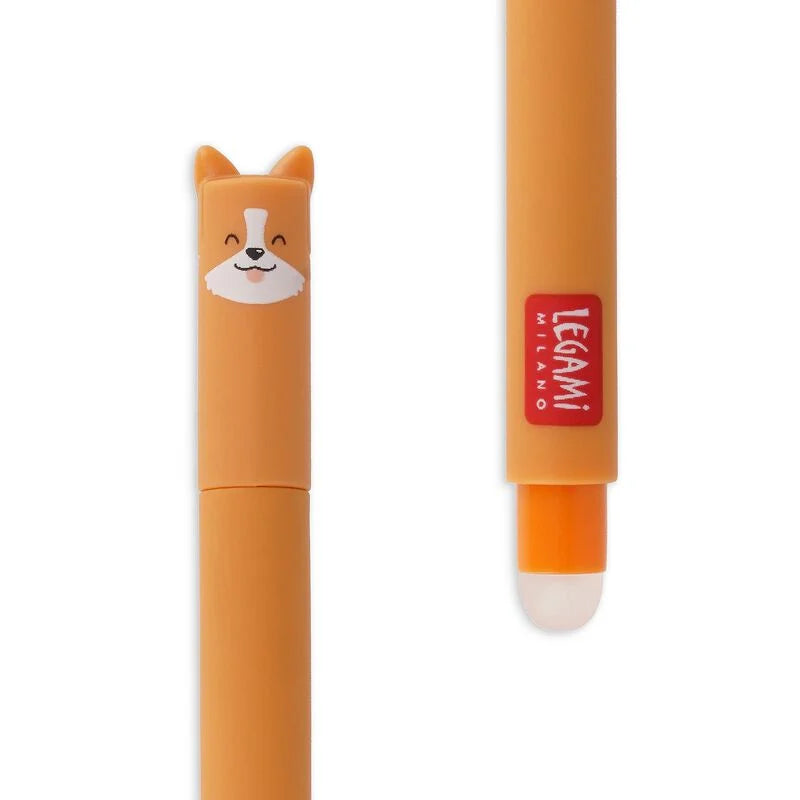 Löschbarer Gelstift „Corgi“ mit Hunde-Motiv von Legami