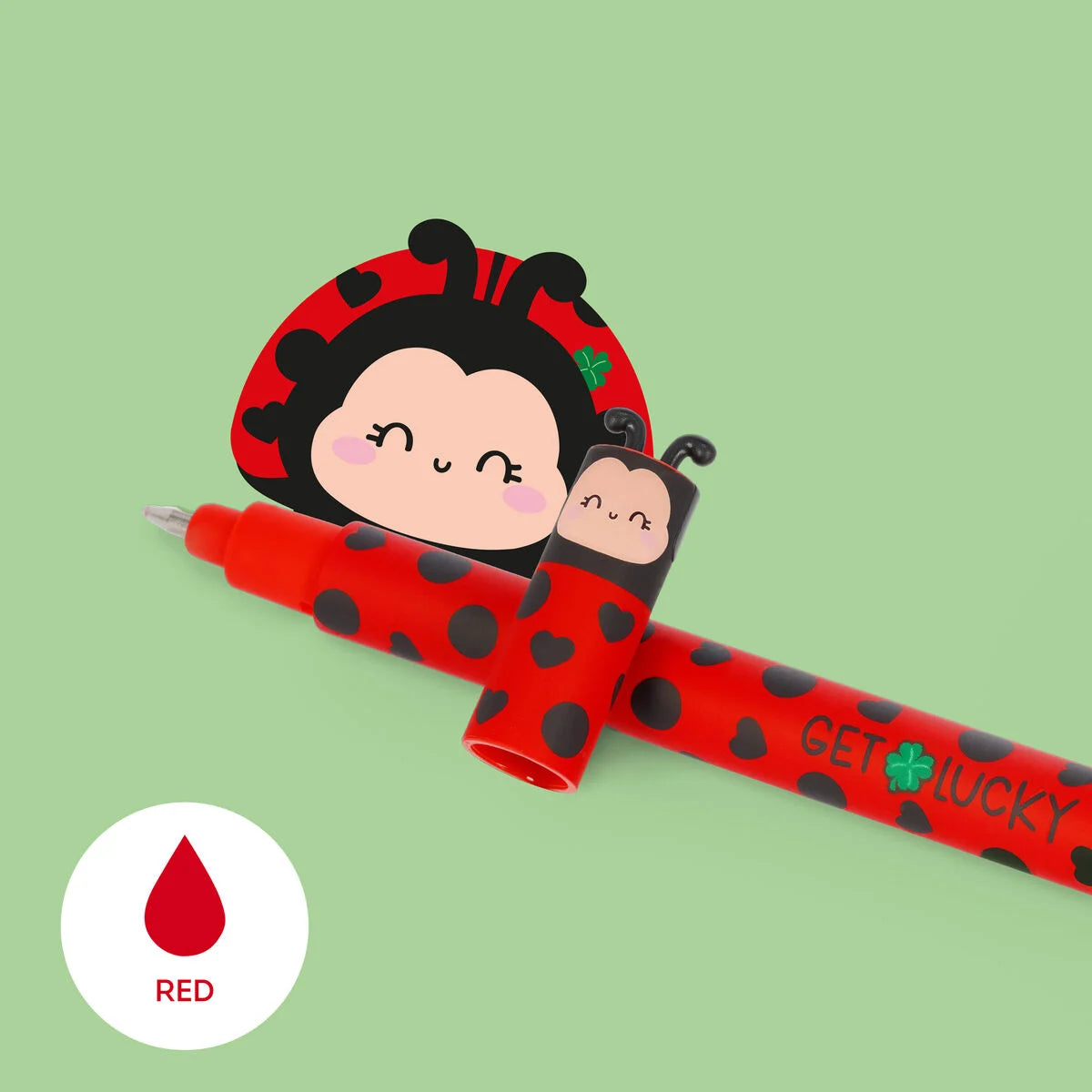 Legami "Ladybug" Erasable Gel Pen, Limited Edition