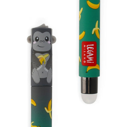 Limitierter löschbarer Gelstift „Gorilla“ von Legami (Wild but kind)