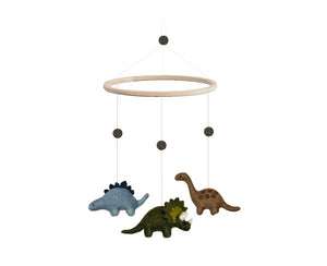 Handgemachtes Mobile mit Dinosauriern von Gamcha
