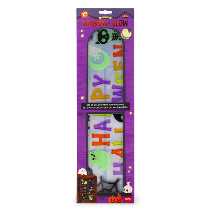 Happy Halloween-Fensteraufkleber "Window Glow" von Legami