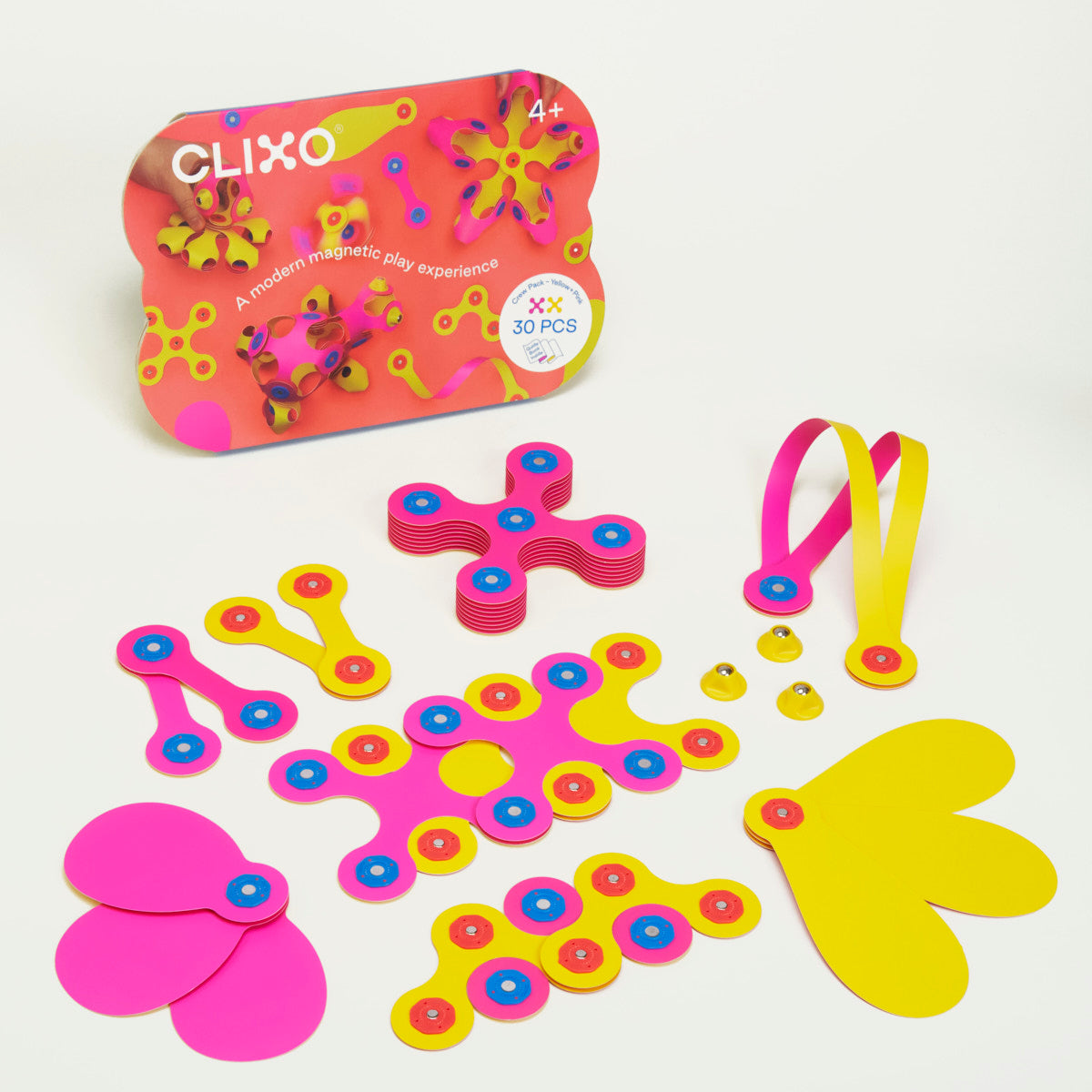 Clixo Crew Pack Pink & Gelb Teile