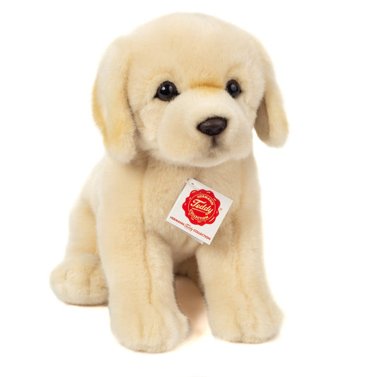 Der Golden Retriever Hund von Teddy Hermann ist ein kuscheliger treuer Begleiter für alle Kinder, die Hunde mögen.