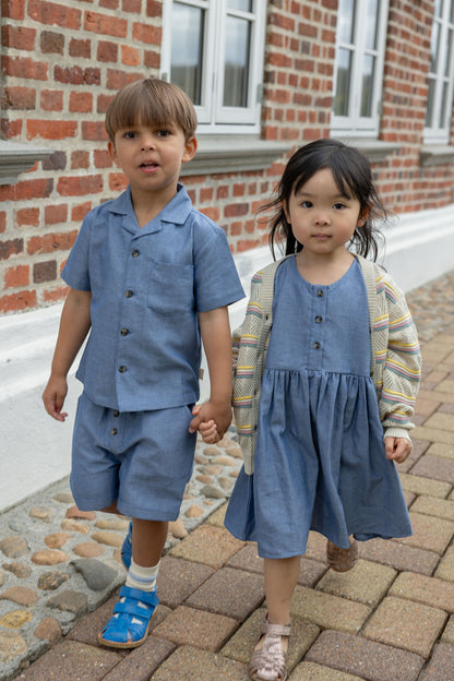 Blaue Shorts von Petit Piao, Größe 68-122