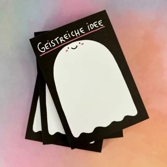 Notizblock "Geistreiche Idee" von Slinga Illustration
