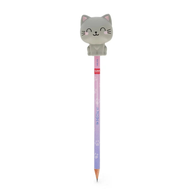 Squeezies Anti-Stress-Bleistift "Kitty" mit Katzen-Motiv von Legami