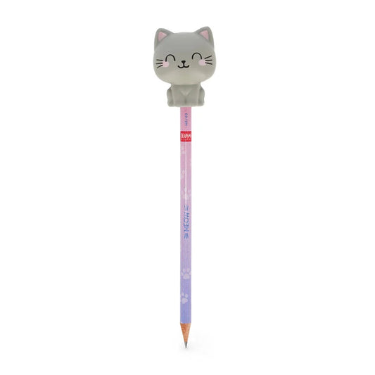 Squeezies Anti-Stress-Bleistift "Kitty" mit Katzen-Motiv von Legami
