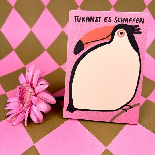 Notizblock "Tu kannst es schaffen" von Slinga Illustration