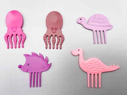 Gemischte Snackpiekser "Fairy Berry" von Pieksi & Griffel, 5er Set