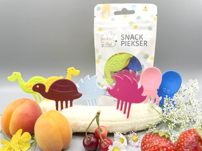 Gemischtes Snackpiekser Set "Happy Pieksis" von Pieksi & Griffel, 7er Set