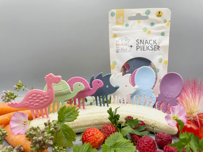 Gemischtes Snackpiekser Set "Seven Softies" von Pieksi & Griffel, 7er Set