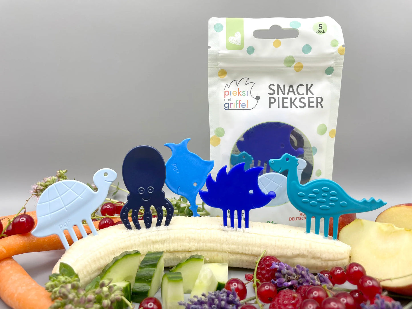 Gemischtes Snackpiekser Set "Ice Ice Pieksi" von Pieksi & Griffel, 5er Set