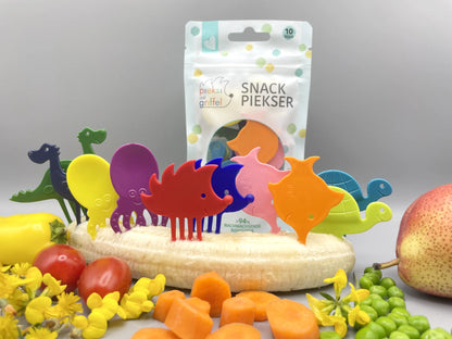 Gemischtes Snackpiekser Set "Tropical Ten" von Pieksi & Griffel, 10er Set
