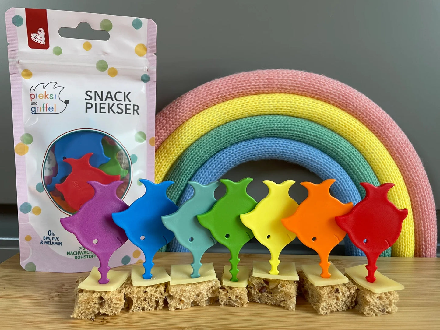 Schwertfisch-Snackpiekser von Pieksi & Griffel, 7er Set