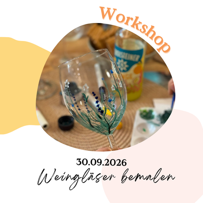 Workshop: "Paint your Glass" in Eschweiler (04.08.2026)
