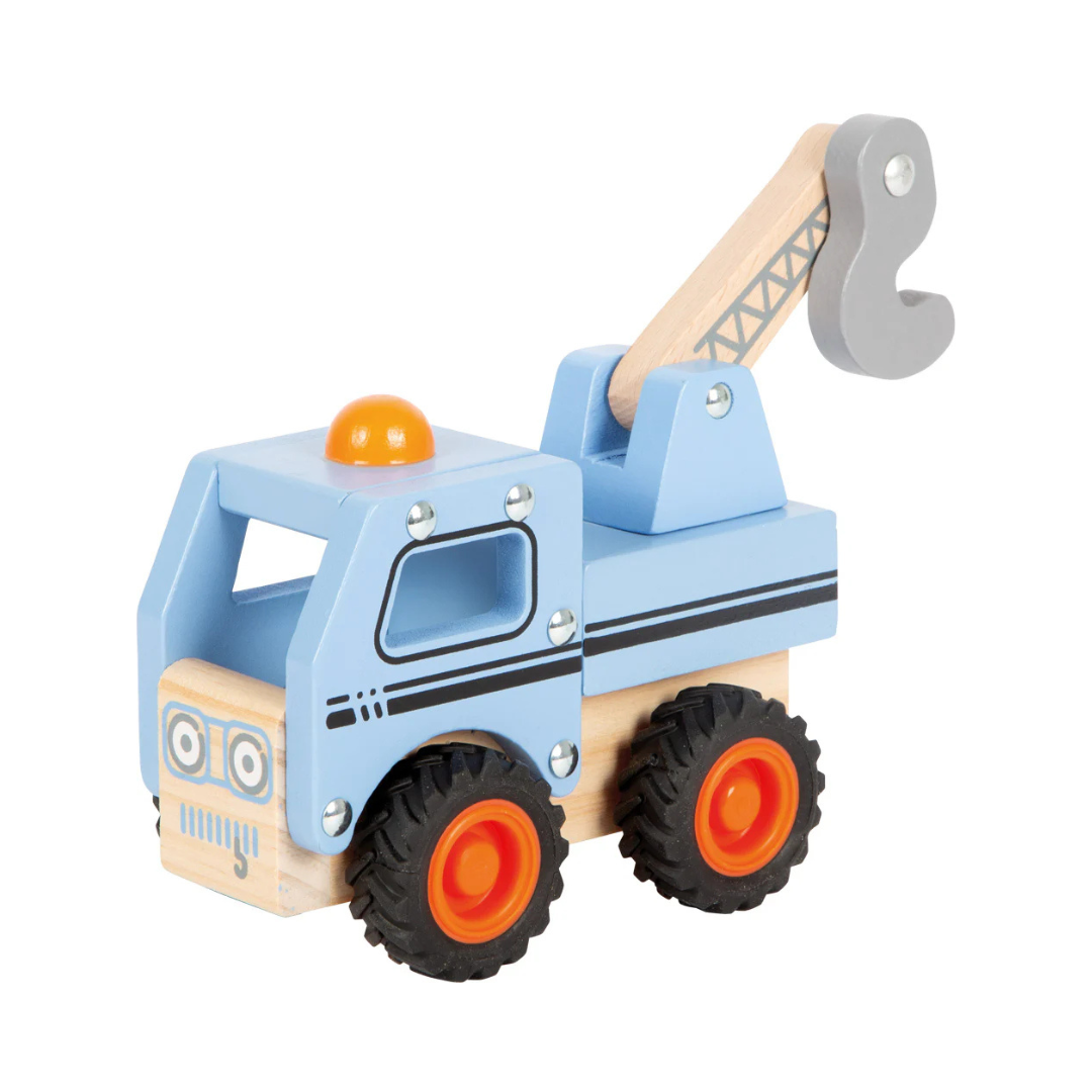 Houten sleepwagen van Small Foot om mee te spelen voor kinderen