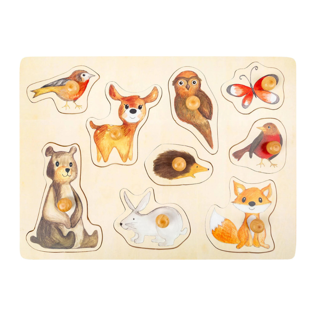 Houten puzzel "Bosdieren" van Small Foot