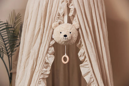 Kuschelige Teddybär-Spieluhr von Jollein, Farbe "Naturel"