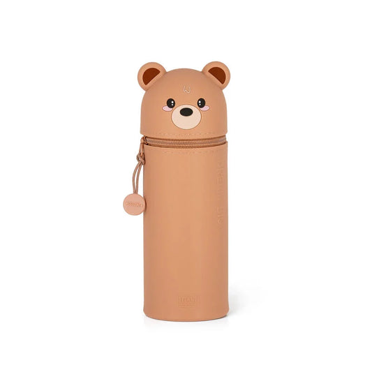 2-in-1 Feddermäppchen "Kawaii" mit Bär-Motiv von Legami