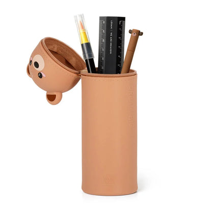 2-in-1 Feddermäppchen "Kawaii" mit Bär-Motiv von Legami