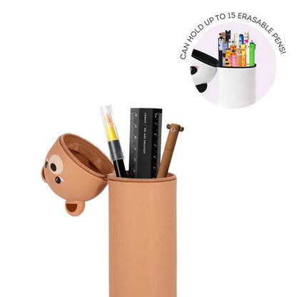2-in-1 Feddermäppchen "Kawaii" mit Bär-Motiv von Legami