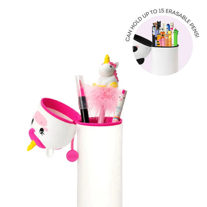 2-in-1 Feddermäppchen "Kawaii" mit Einhorn-Motiv von Legami
