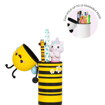 2-in-1 Feddermäppchen "Kawaii" mit Biene-Motiv von Legami