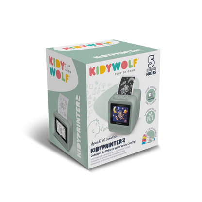 Kidywolf Kidyprinter AI Verpackung